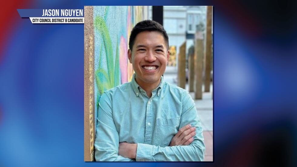 City Council District B Candidate Jason Nguyen.