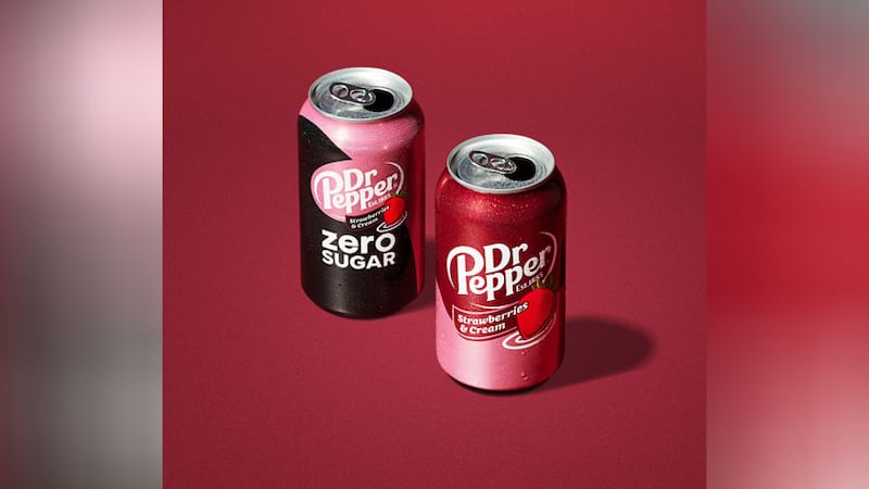 Dr Pepper announced a new flavor "Strawberries & Cream" is joining its drink lineup.