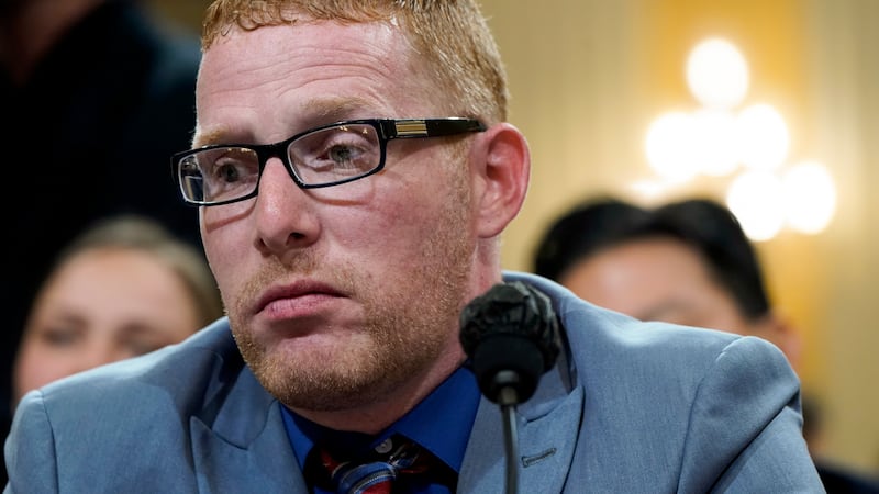 FILE - Stephen Ayres, who pleaded guilty in June 2022 to disorderly and disruptive conduct in...